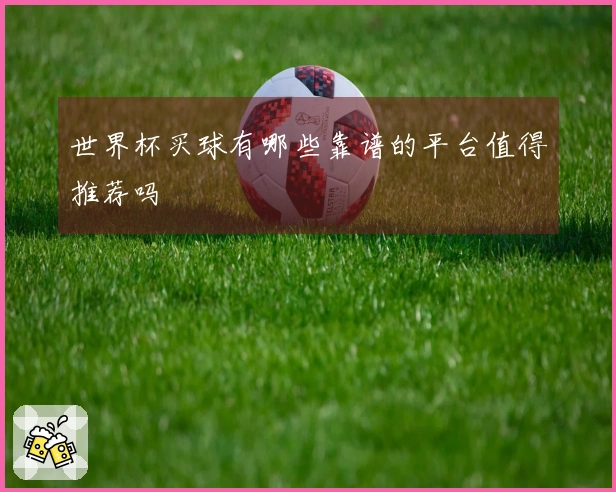 世界杯买球有哪些靠谱的平台值得推荐吗