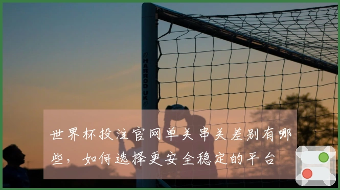 世界杯投注官网单关串关差别有哪些，如何选择更安全稳定的平台