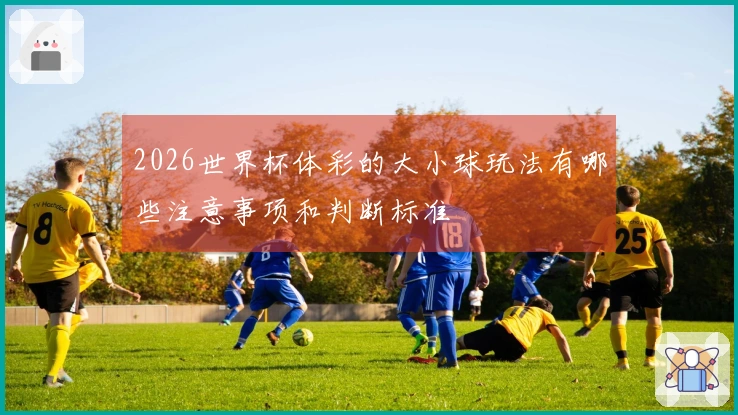 2026世界杯体彩的大小球玩法有哪些注意事项和判断标准